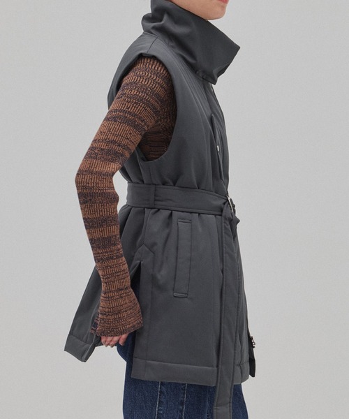 新品タグ付き！PUBLIC TOKYO キルティングスタンドカラージレ PUBLIC TOKYO（パブリックトウキョウ） ダウンベスト ベスト