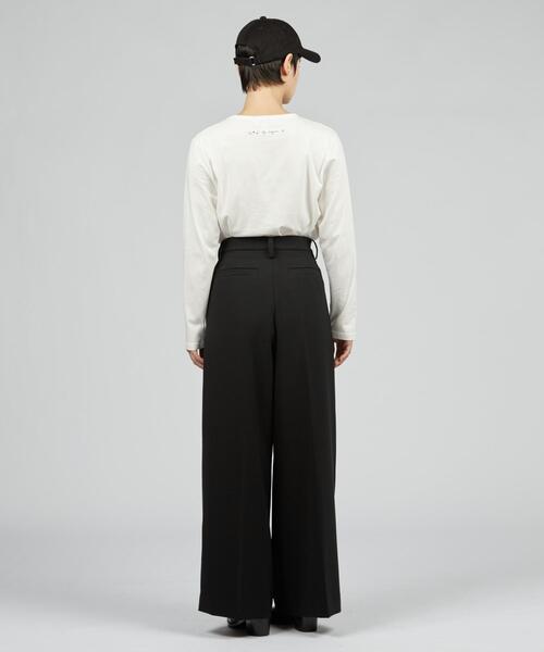 To b. by agnes パンツ マニッシュワイドパンツ レディース