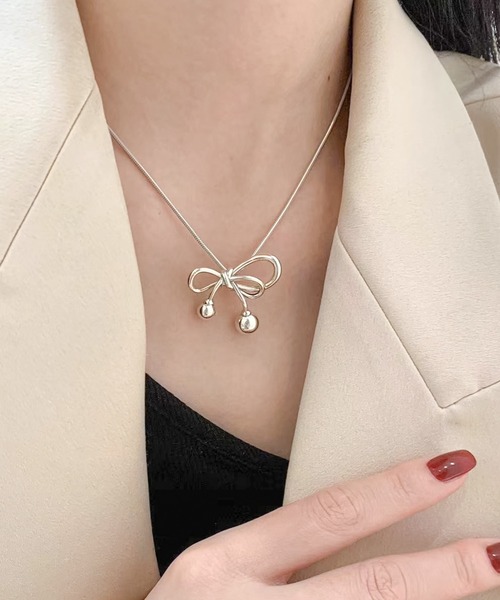 NOJESS リボンモチーフ　ネックレス リボンモチーフ｜FEAUTRE｜ノジェス アクセサリー｜NOJESS
