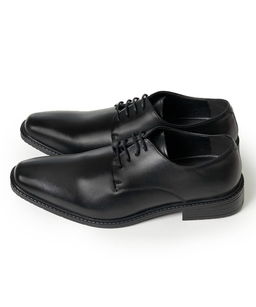 TETE HOMME ビジネスシューズ カウレザー プレーントゥ ドレス