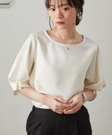 ブラウス シャツ 半袖 「接触冷感/防シワ」パ...の詳細画像4
