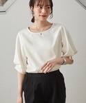 ブラウス シャツ 半袖 「接触冷感/防シワ」パ...の詳細画像5