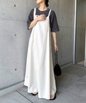 ワンピース 夏 「新色・新サイズ追加」リネン混...の詳細画像5