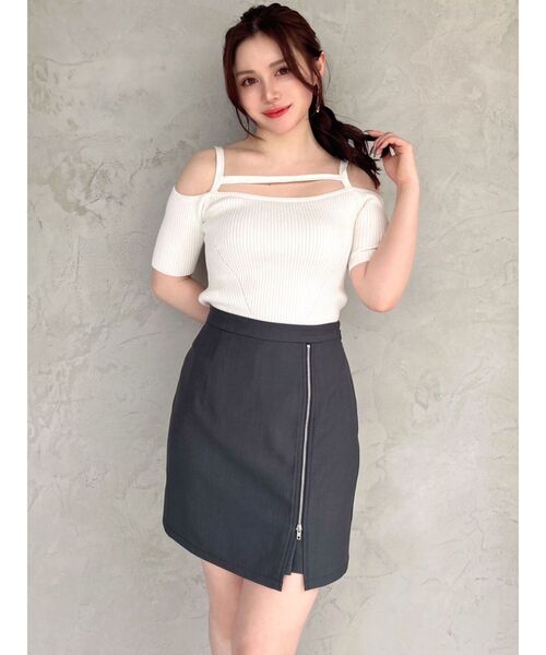 【新品未使用】etereve ミニスカート RESEXXY（リゼクシー） スカート ハイウエスト台形ミニスカート