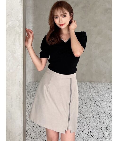 RESEXXY（リゼクシー） スカート ハイウエスト台形ミニスカート