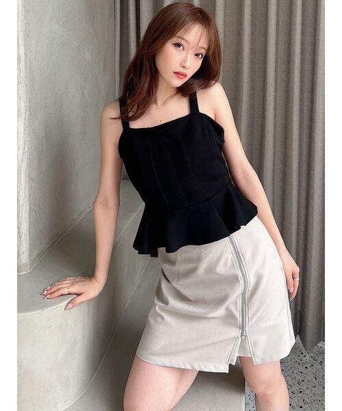 RESEXXY（リゼクシー） スカート ハイウエスト台形ミニスカート