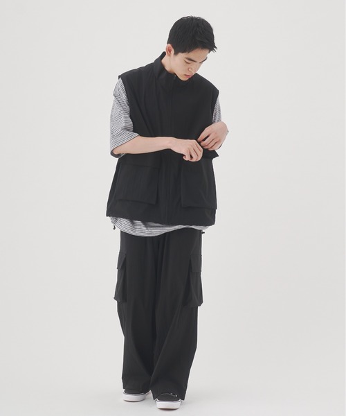 YOEL ベスト ジレ YOEL - nylon vest / ナイロンべスト メンズ