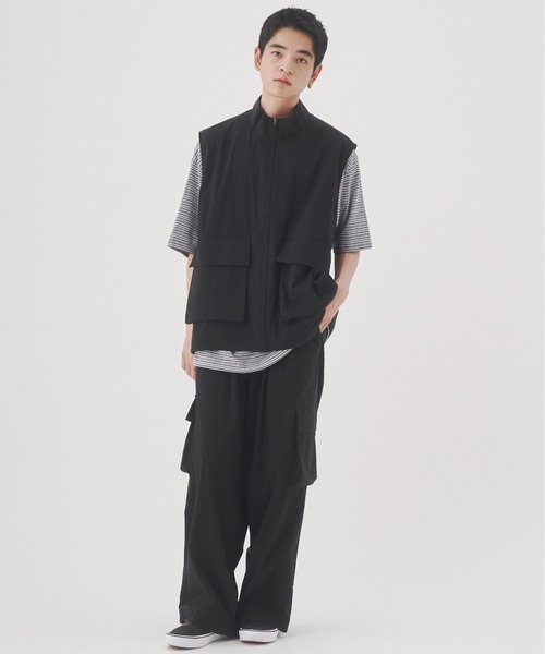 YOEL ベスト ジレ YOEL - nylon vest / ナイロンべスト メンズ