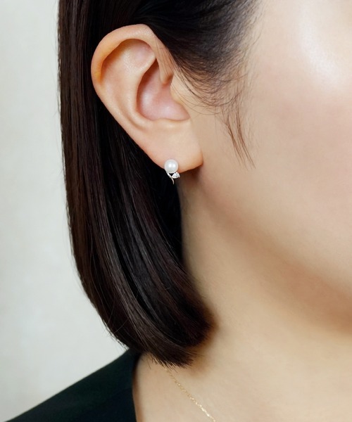 【新品】TAKE-UP パールワンポイントピアス 6mm K14WG TAKE-UP ONLINE SHOP/テイクアップ公式オンラインショップ / K18