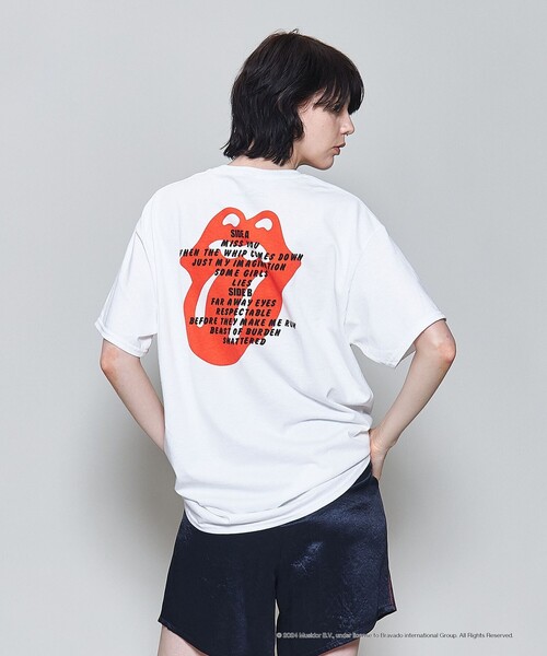 6(ROKU) Tシャツ 6 tシャツ 「6(ROKU)」ROLLING STONES SHORT SLEEVE Tシャツ