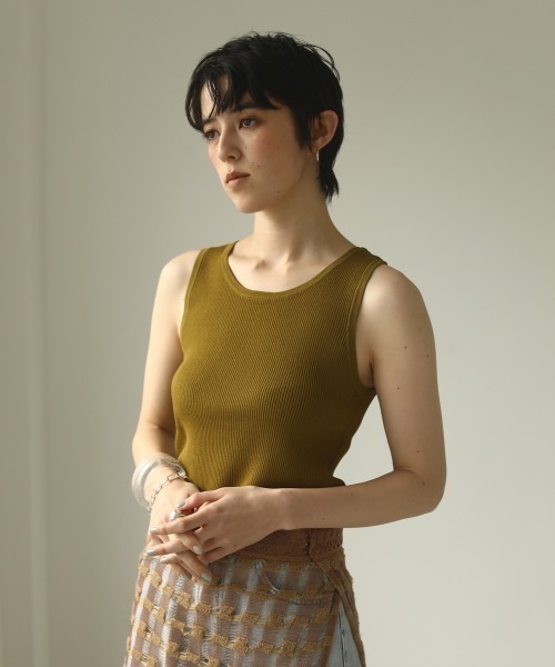 TODAYFUL 「TODAYFUL」 ノースリーブニット FREE グリーン レディース  