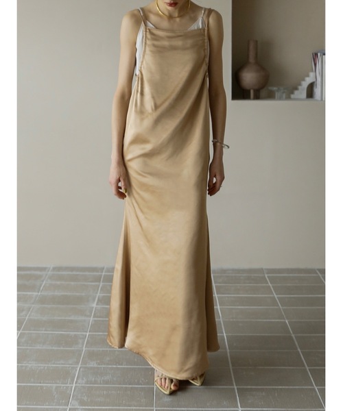 Katrin TOKYO ワンピース gather satin camisole onepiece : ZOZOTOWN