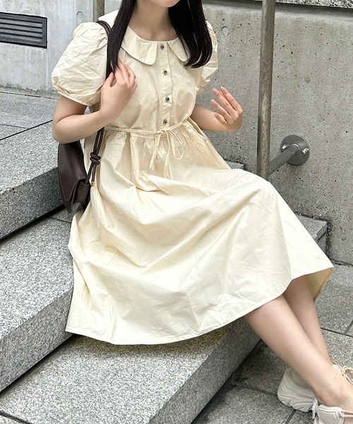 Cham. ワンピース ボリューム袖ワンピース : ZOZOTOWN Yahoo!店