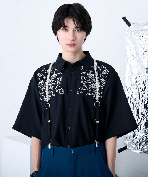 Ellno Loset（エルノロゼット） サスペンダー パールハーネス メンズ
