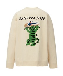 オニツカタイガー　刺繍入りスウェットトップ SWEAT TOP / スウェットトップ（スウェット）｜Onitsuka Tiger