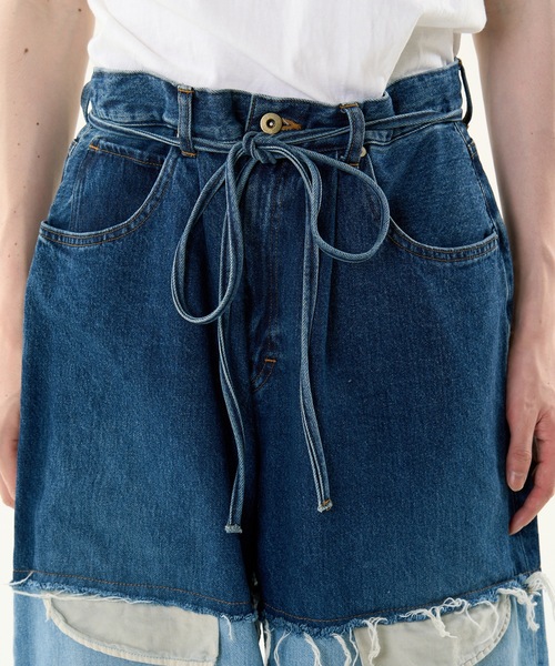DISCOVERED ジーンズ LAYERED DENIM PANTS メンズ レディース