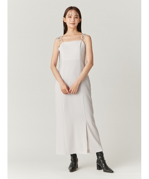 FRAY I.D ワンピース バックオープンIラインキャミワンピース