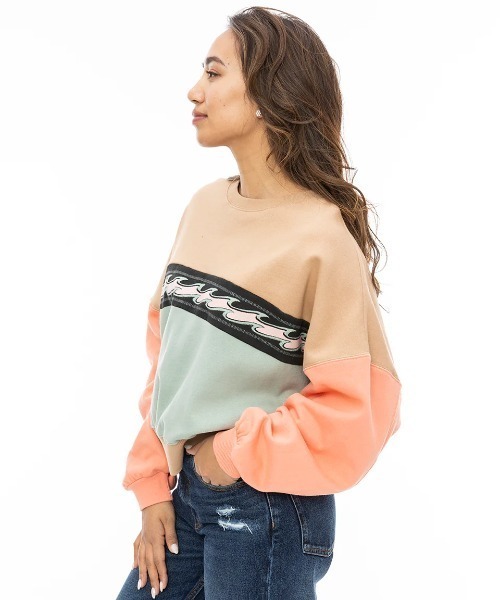BILLABONG トレーナー スウェット レディース 73 DAYS CABO CREW