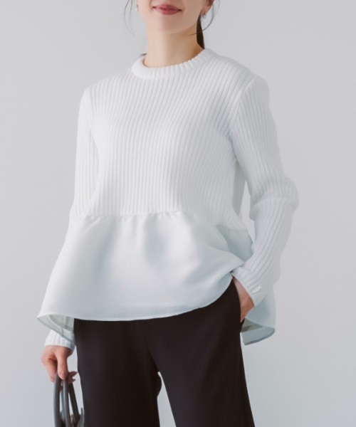 Sono（ソーノ） ニット セーター 「SONO/ソーノ」チアフルハイブリッド