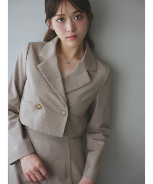 ACNE STUDIOS ピンストライプテーラードジャケット Acne Studios ダブルブレスト テーラード ジャケット グレン
