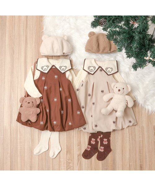 apres les cours（アプレレクール） 帽子 ベレー帽 tiny bear