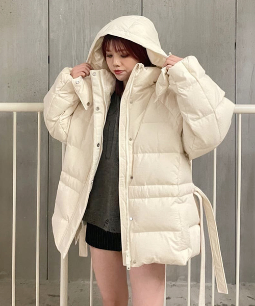 【国内即発】GANNI TECH SEERSUCKER PUFFER ダウン セール34%OFF】ガニー GANNI GANNI ジャケット Tech Seersucker