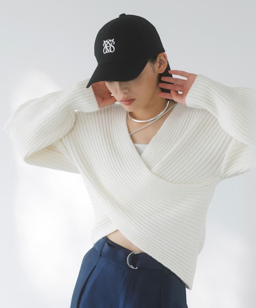 【新品】カシュクールニット エステータ】カシュクール ニット（KRH6GW0949） | esteta