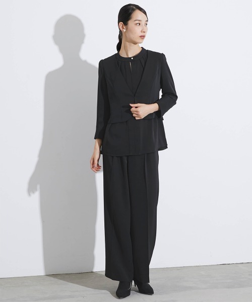 セットアップ 喪服・礼服｜洗える｜ボレロデザイン｜ショート丈