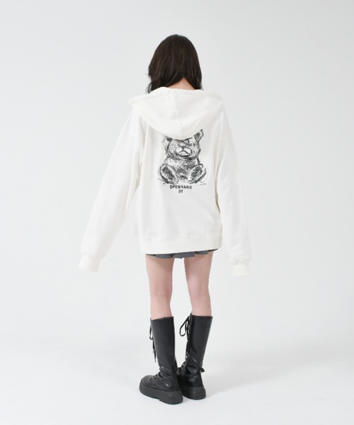 OY パーカー 「OY/オーワイ」 EMBROIDERED SKETCH DOLLY HOODIE