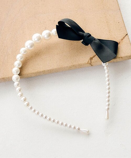 apres les cours（アプレレクール） カチューシャ パールリボン