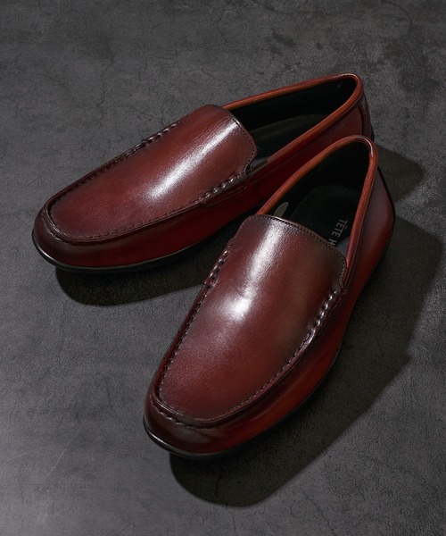 【新品未使用】TETE HOMMEキルトタッセルドライビングシューズ イタリア製 TETE HOMME（テット オム） スリッポン 「WEB限定」ドライビング