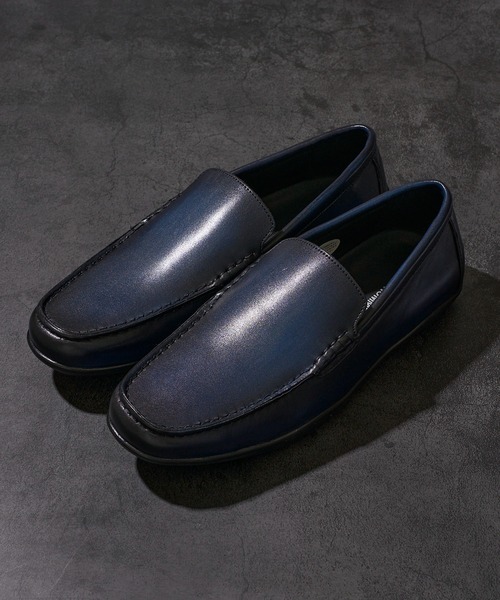 【美品】TETE HOMME クロコ型押し　ローファー　ドライビングシューズ imgrc0089832008.jpg