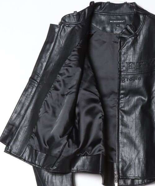 革ジャン ライダース SURGERY/サージェリー/Stratum PU Leather Jaket メンズの画像