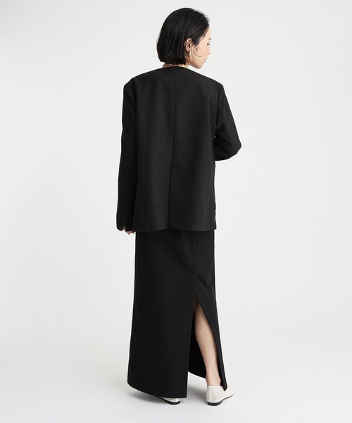 BABYLONE｜リネンノーカラージャケット | Rakuten Fashion(楽天