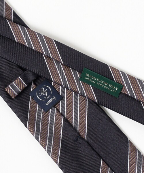 BEAMS F ネクタイ シルク ストライプ : ZOZOTOWN Yahoo!店