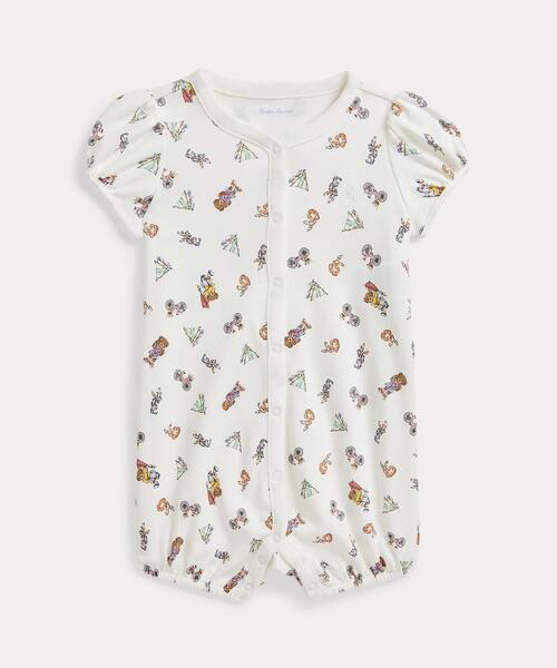 【新品同様お値打ち品】ラルフローレン　ポロベア　ロンパース Polo Ralph Lauren Childrenswear ベビー服 ロンパース ベア