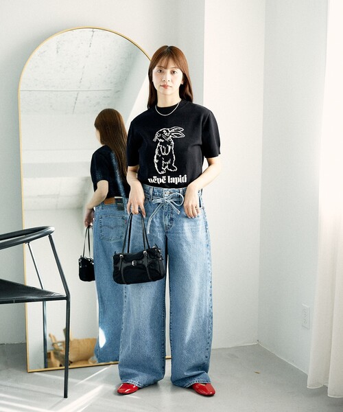 Levi’s/リーバイス XL STRAIGHT ワイド ストレート デニム27 LEVIS [リーバイス] XL ストレートデニム [A8701-00]｜ジーンズ