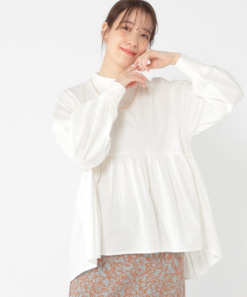 studio CLIP（スタディオクリップ） ブラウス シャツ リブモック