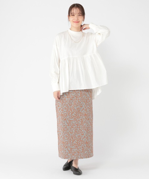 studio CLIP（スタディオクリップ） ブラウス シャツ リブモック