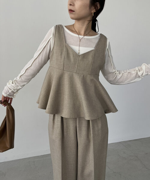 CAPRICIEUX LE'MAGE ブラウス シャツ 「C.L」「セットアップ対応