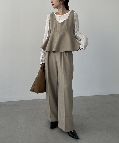 CAPRICIEUX LE'MAGE ブラウス シャツ 「C.L」「セットアップ対応