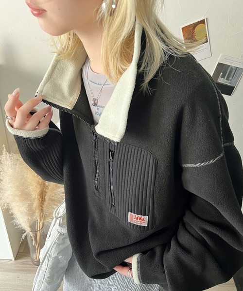 「Java」 ブルゾン SMALL オートミール レディース_画像6