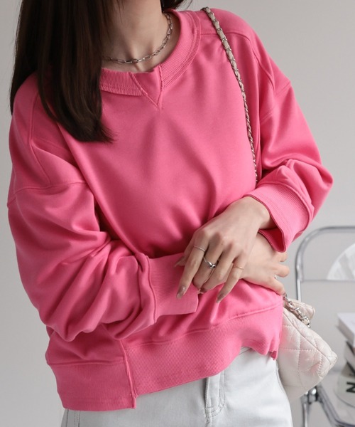 tシャツ 「レディース商品」切り替えデザインスウェット レディース | CREARE -LINO- | 21