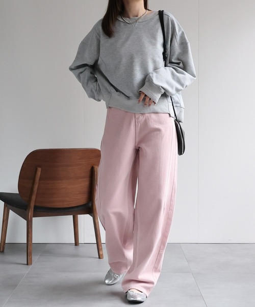 tシャツ 「レディース商品」切り替えデザインスウェット レディース | CREARE -LINO- | 11