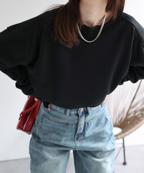 tシャツ 「レディース商品」切り替えデザインスウェット レディース | CREARE -LINO- | 20