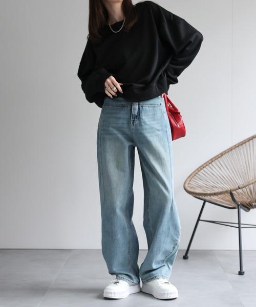 tシャツ 「レディース商品」切り替えデザインスウェット レディース | CREARE -LINO- | 19