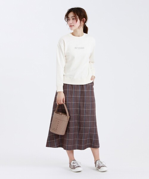 [MACKINTOSH PHILOSOPHY] тренировочный cut and sewn 38 серый женский 