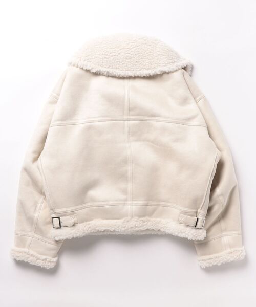 「MERCURYDUO」 ジップアップブルゾン SMALL アイボリー レディース_画像2