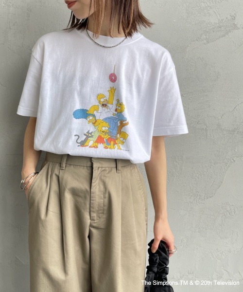 tシャツ 「GOOD ROCK SPEED/グッドロックスピード」 THE SIMPSONS / グラフィックプリントTシャツ レディース