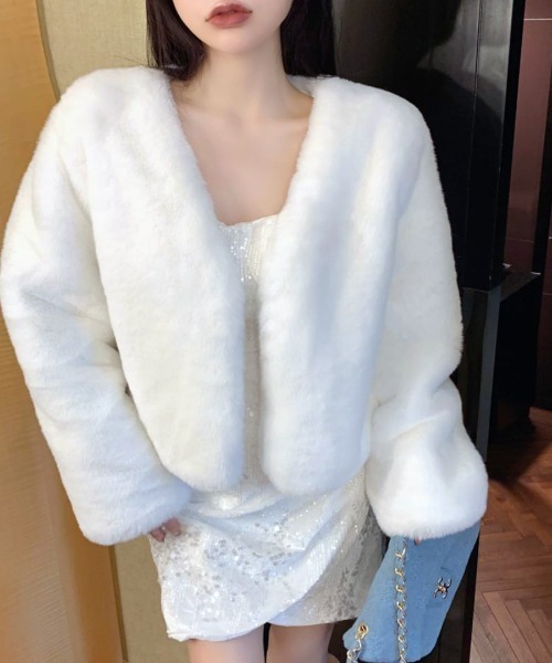 「Riff」 コート FREE ブラウン レディース_画像3